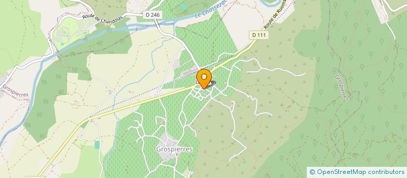 localisation de l'entreprise OLARDECHE à GROSPIERRES