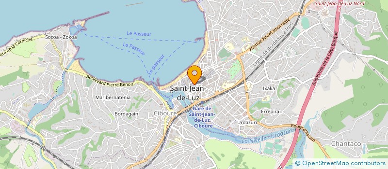 localisation de l'entreprise OLARIA EURL à SAINT-JEAN-DE-LUZ