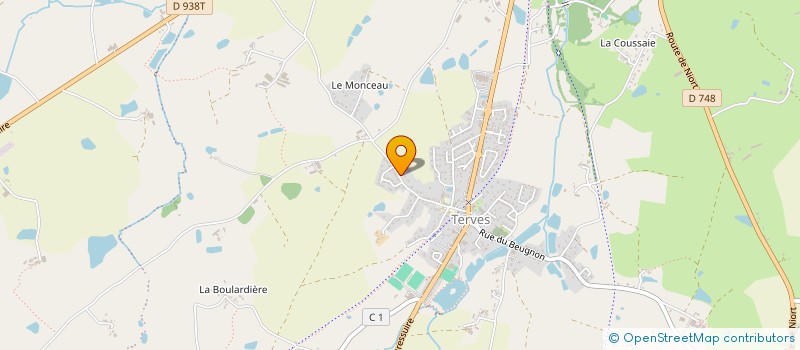 localisation de l'entreprise OLAS  BRESSUIRE