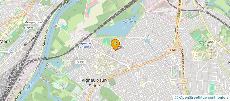 localisation de l'entreprise OLAS TRADING  VIGNEUX-SUR-SEINE