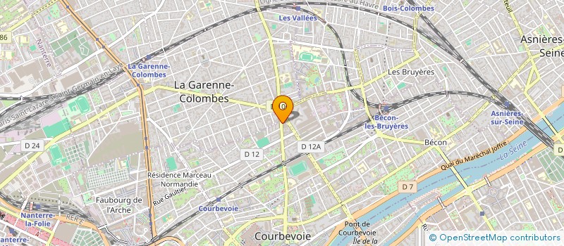 localisation de l'entreprise OLASKA à COURBEVOIE