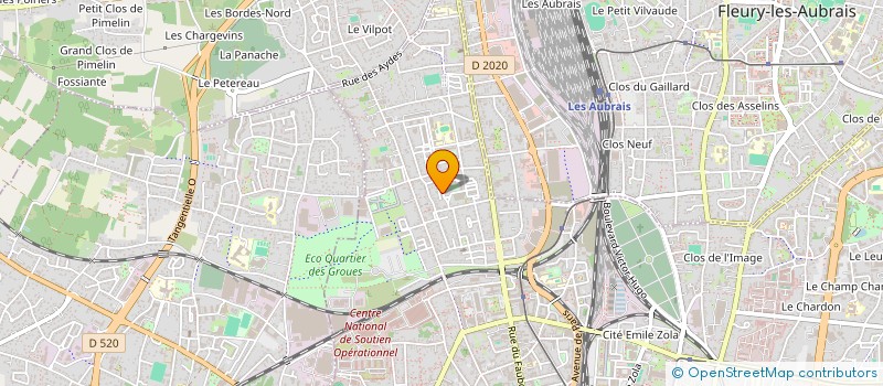 localisation de l'entreprise OLATAILLEBOISLMNP  ORLEANS