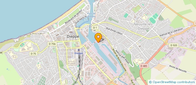 localisation de l'entreprise OLATEIN DIEPPE SAS à DIEPPE