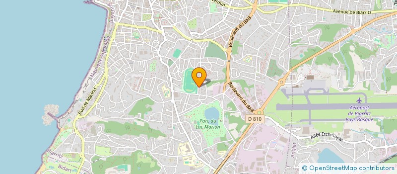 localisation de l'entreprise OLATU POOLS à BIARRITZ