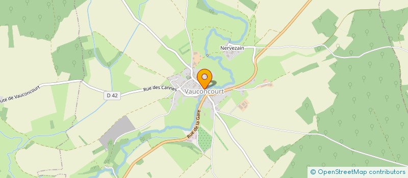 localisation de l'entreprise OLAUSI  VAUCONCOURT-NERVEZAIN
