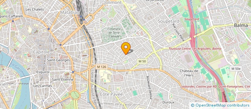 localisation de l'entreprise OLAVAL  TOULOUSE