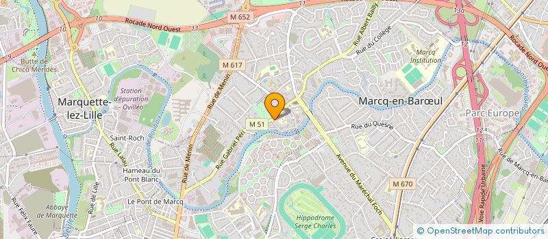 localisation de l'entreprise OLAVE  MARCQ-EN-BARUL