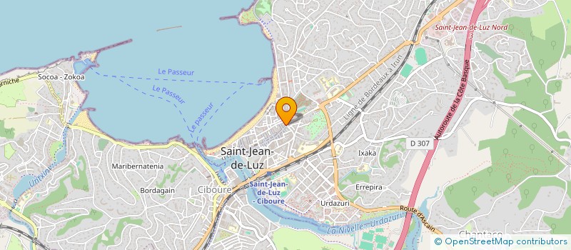 localisation de l'entreprise OLAZABAL à SAINT-JEAN-DE-LUZ