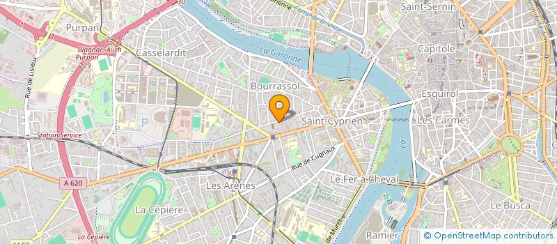 localisation de l'entreprise OLB à TOULOUSE