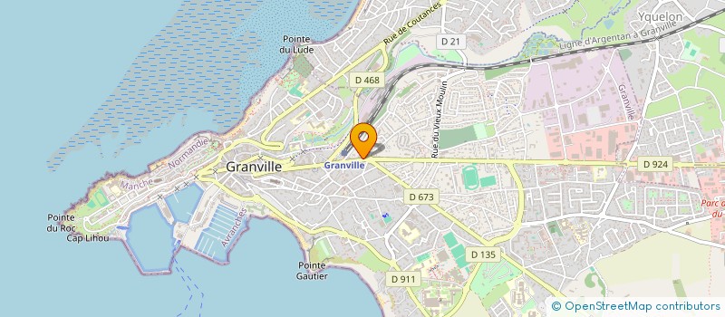 localisation de l'entreprise OLB  GRANVILLE