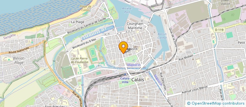 localisation de l'entreprise OLB DISTRIBUTION  CALAIS