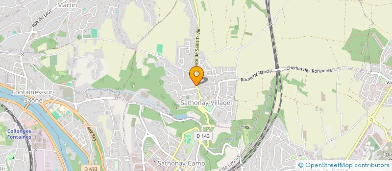 localisation de l'entreprise OLBAVI  SATHONAY-VILLAGE