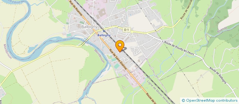 localisation de l'entreprise OLBETOM  BALBIGNY