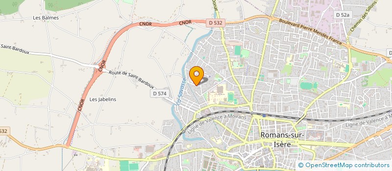 localisation de l'entreprise OLBH  ROMANS-SUR-ISERE