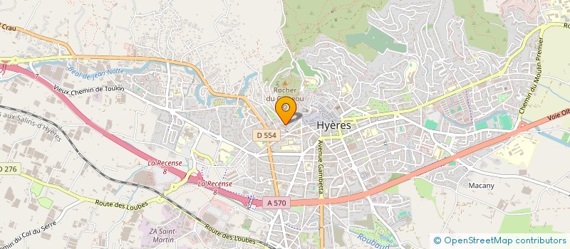 localisation de l'entreprise OLBIA REINSERTION à HYERES