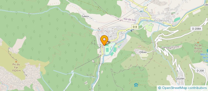 localisation de l'entreprise OLBIER EN FETE à AUZAT