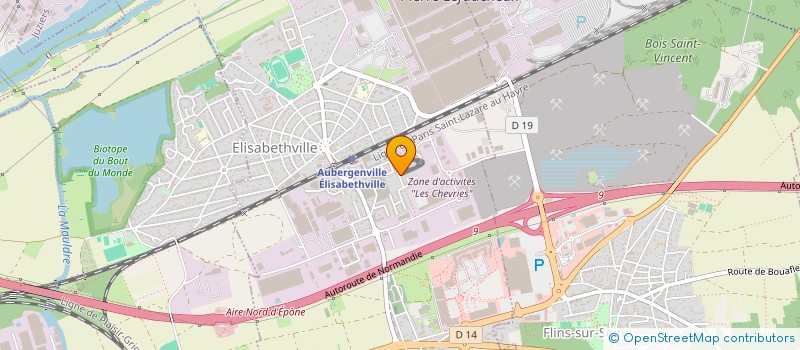 localisation de l'entreprise OLBIM à AUBERGENVILLE