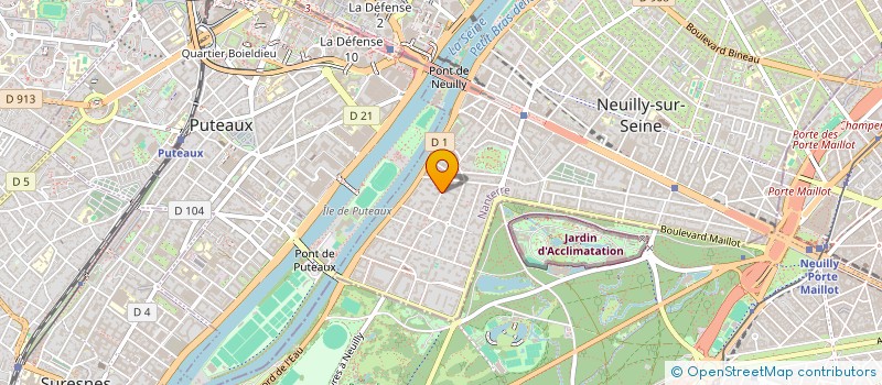 localisation de l'entreprise OLBISAMA à NEUILLY-SUR-SEINE