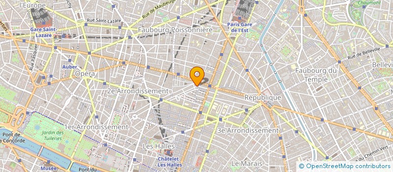 localisation de l'entreprise OLBO à PARIS