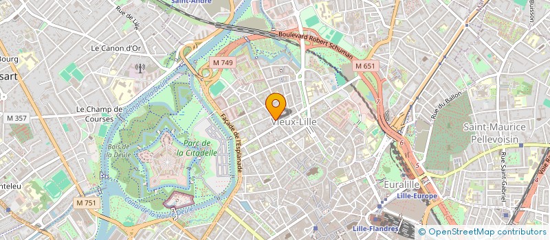 localisation de l'entreprise OLBV à LILLE