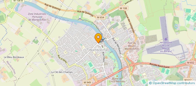 localisation de l'entreprise OLBV  WAMBRECHIES