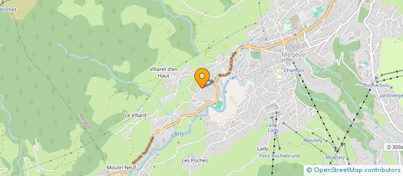 localisation de l'entreprise OLBY  MEGEVE