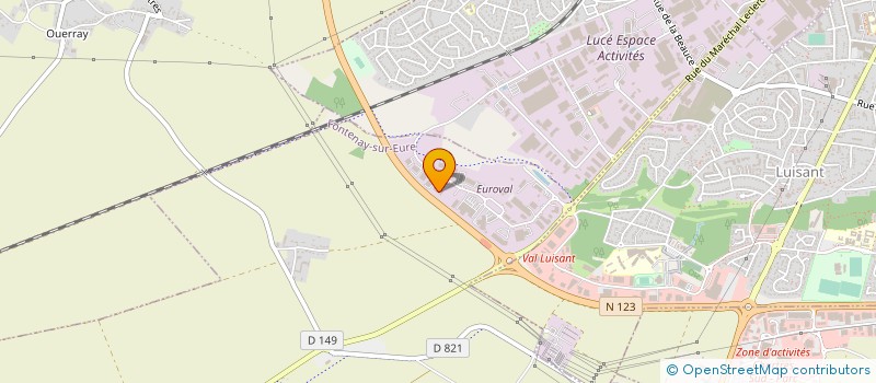 localisation de l'entreprise OLBY MOTOS à FONTENAY-SUR-EURE
