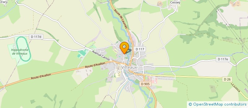 localisation de l'entreprise OLCA  VITTEAUX