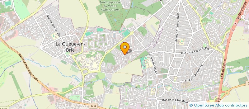 localisation de l'entreprise OLCAY ASSOCIES  LA QUEUE-EN-BRIE