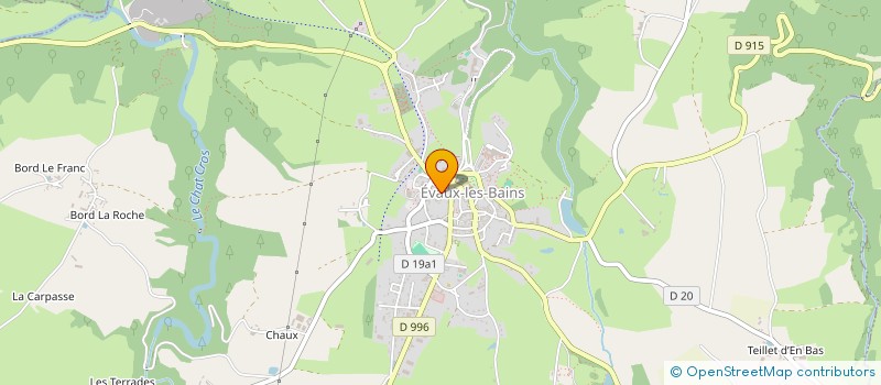 localisation de l'entreprise OLCELANGER  EVAUX-LES-BAINS