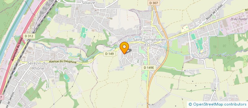 localisation de l'entreprise OLCEMAMA INVEST  SAINT-SYMPHORIEN-D'OZON