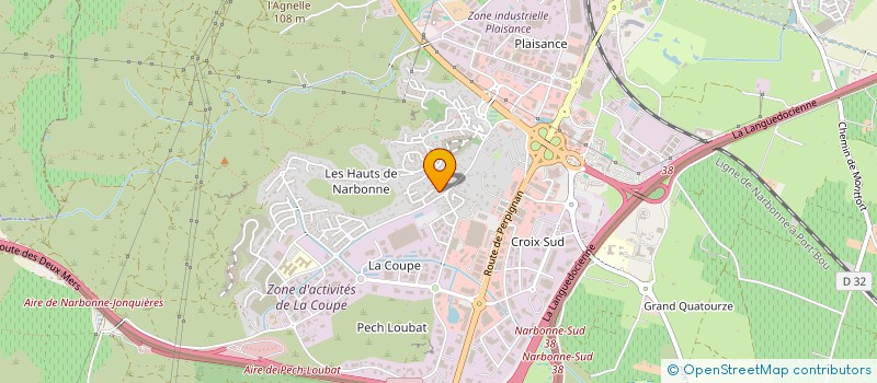 localisation de l'entreprise OLCO à NARBONNE