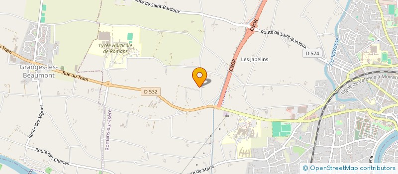 localisation de l'entreprise OLCO  ROMANS-SUR-ISERE