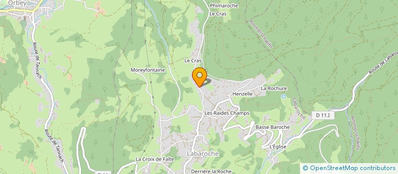 localisation de l'entreprise OLCO  LABAROCHE