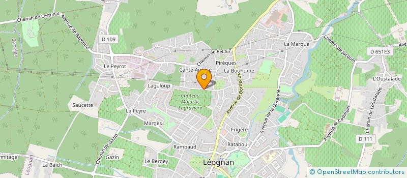 localisation de l'entreprise OLCY à LEOGNAN