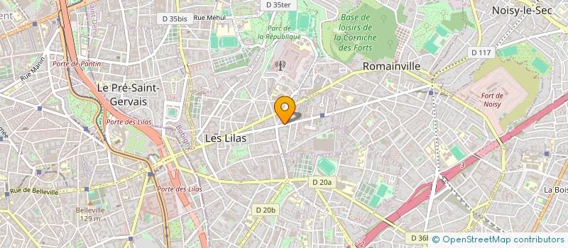 localisation de l'entreprise OLD BTP à LES LILAS