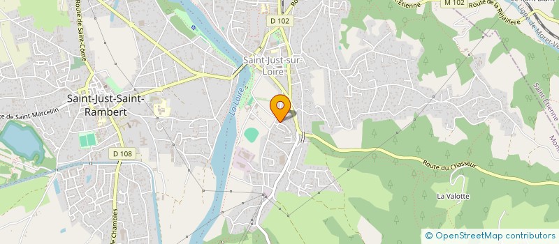 localisation de l'entreprise OLD DING  SAINT-JUST-SAINT-RAMBERT