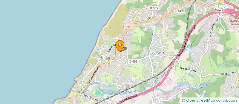 localisation de l'entreprise OLD IMMO à BIDART