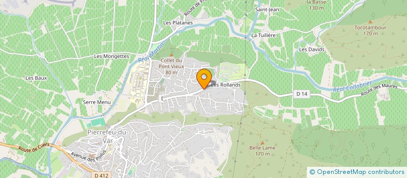 localisation de l'entreprise OLD LUCAS  PIERREFEU-DU-VAR