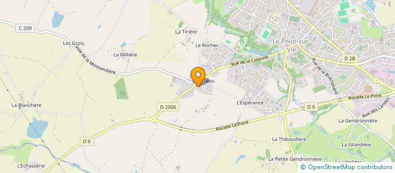 localisation de l'entreprise OLD MONKEY CREATIONS à POIRE SUR VIE (LE)