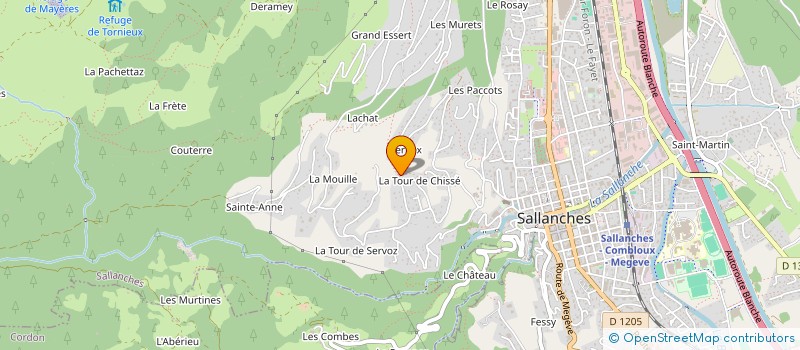 localisation de l'entreprise OLD & NEW CONSTRUCTION  SALLANCHES