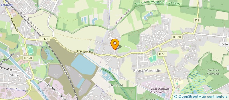 localisation de l'entreprise OLD TAYLOR  ROOST-WARENDIN