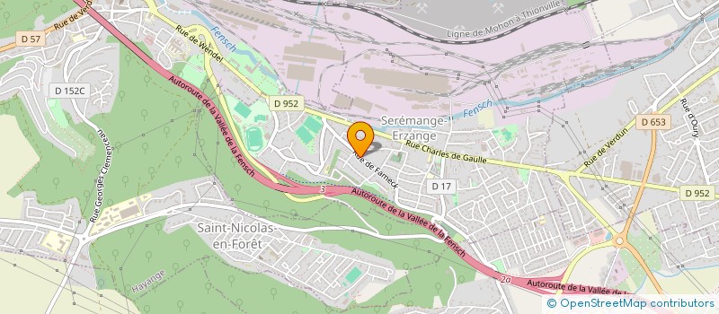 localisation de l'entreprise OLD TOWN BICYCLETTE  SEREMANGE-ERZANGE