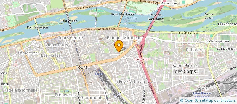 localisation de l'entreprise OLDFRIENDSCLUB  TOURS