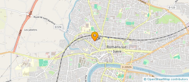 localisation de l'entreprise OLDGAMES à ROMANS-SUR-ISERE