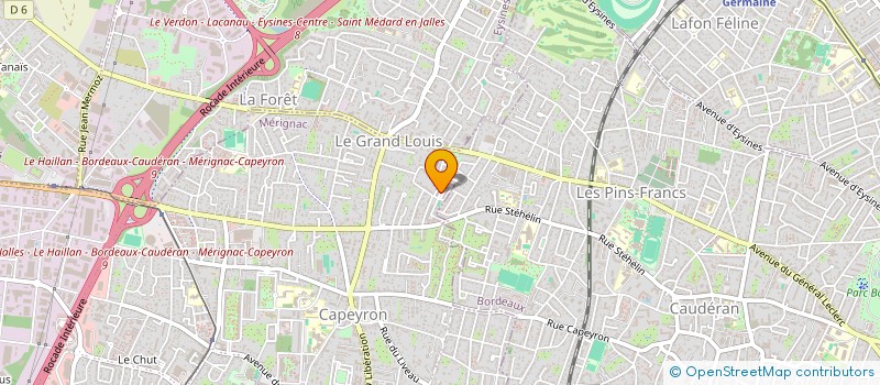 localisation de l'entreprise OLDING 33 à MERIGNAC