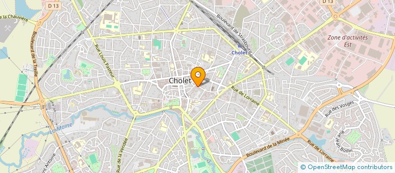localisation de l'entreprise OLDIS à CHOLET