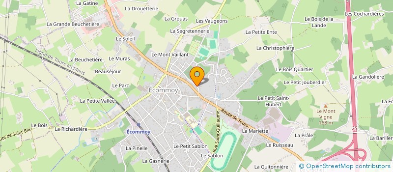 localisation de l'entreprise OLDOM  ECOMMOY