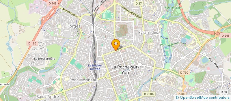 localisation de l'entreprise OLDUNO à LA ROCHE-SUR-YON