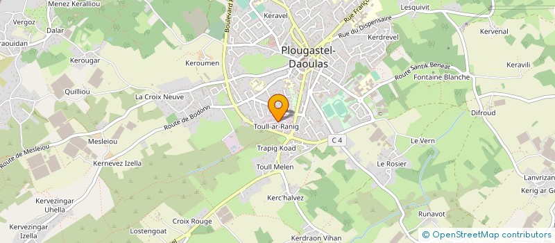 localisation de l'entreprise OLDY à PLOUGASTEL-DAOULAS